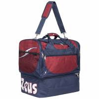 Zeus Borsa Delta Football Bag Navy Dark red