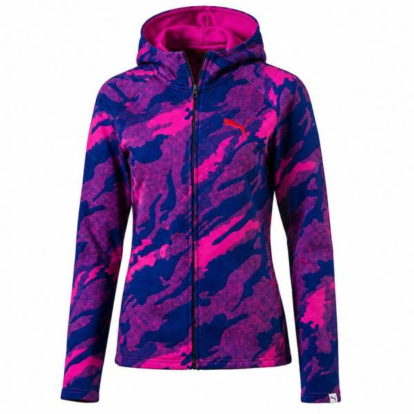 PUMA Energized Allover Print Women Hooded Sweat Jacket 590764-10
