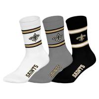 New Orleans Saints NFL Unisex Crew Socken 3 Paar 22450001-3607