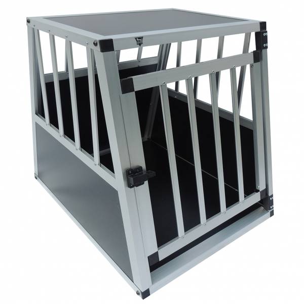 SPOCADO &quot;Villa&quot; Box trasporto cani 69 x 60 x 54 cm nero/grigio