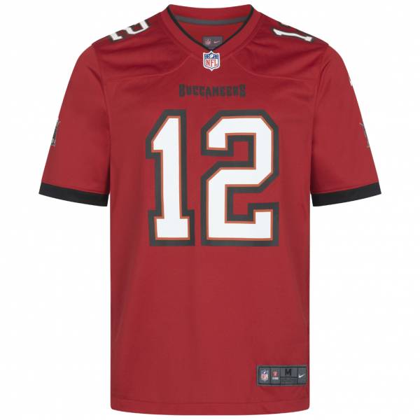 Tampa Bay Buccaneers NFL Nike #12 Tom Brady Uomo Pallone da football americano Maglia