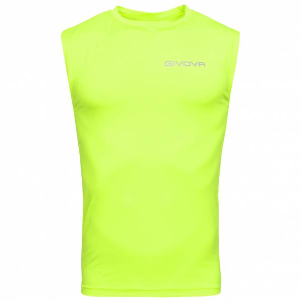 Givova Corpus 1 Haut de sport sans manches jaune fluo