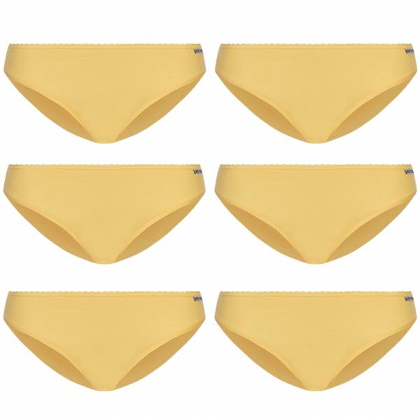 MONT EMILIAN &quot;Lille&quot; Women Briefs Pack of 6 yellow