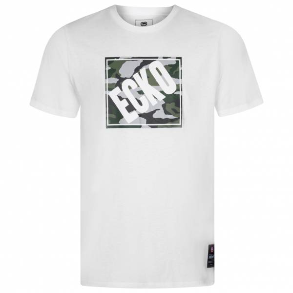Ecko Unltd. Camo Square Graphic Herren T-Shirt ESK4368 White