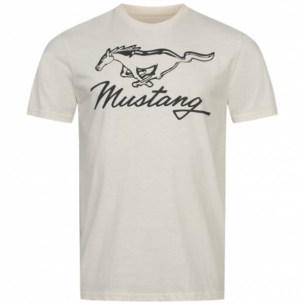 FORD MUSTANG Badge Herren T-Shirt POMTS533NAT