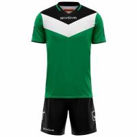 Givova Kit Campo Set Shirt + Short groen / zwart
