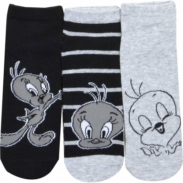 Tweety Warner Bros. Damen Sneaker Socken 3 Paar 0127586