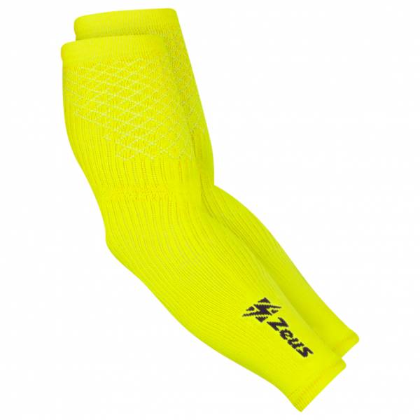 Zeus Sleeve-compression armsleeves elleboogbandage neon geel