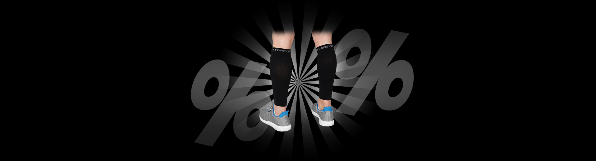 RUN FOREVER SPORTS Unisex Compression Stockings tylko 5,55 zł