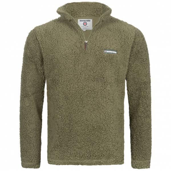 Lambretta Sherpa QTR 1/4-Zip Polar Herren Fleecejacke SS0237-GRN