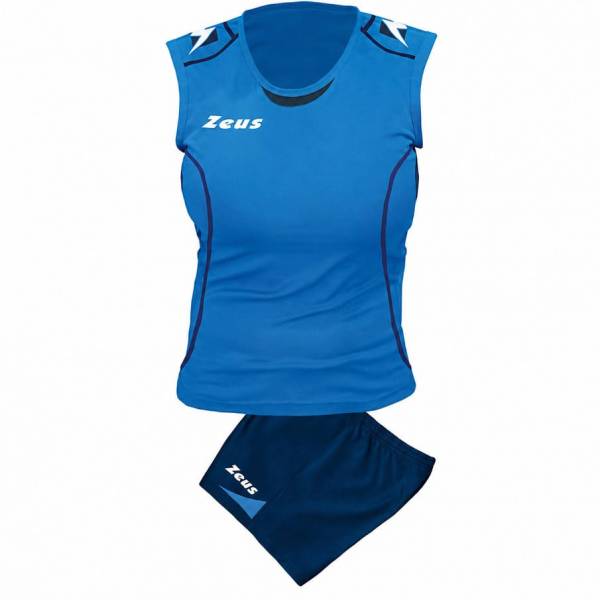 Zeus Kit Volley Fauno Women Jersey + Shorts blu/royal blue