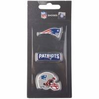 New England Patriots NFL Metal Pin Badges Set of 3 BDNFL3PKNP