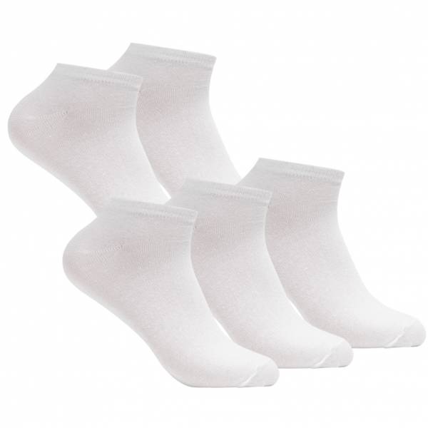 SportSpar Hommes Socquettes 5 paires 220383 Blanc