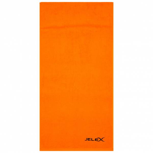 JELEX &quot;100FIT&quot; Fitness Handtuch mit Zip-Tasche orange