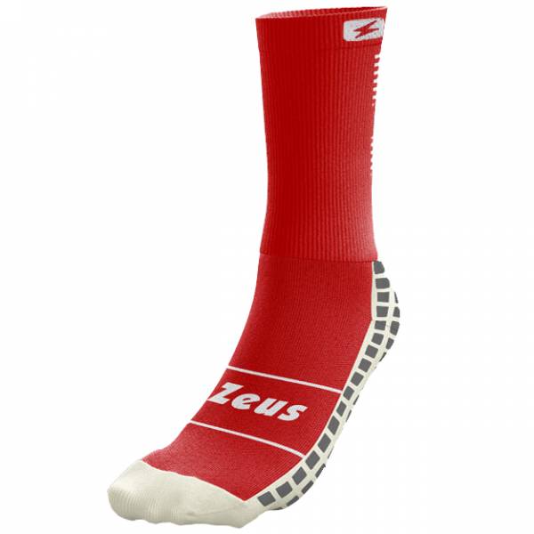 Zeus chaussettes professionnelles antidérapantes rouges