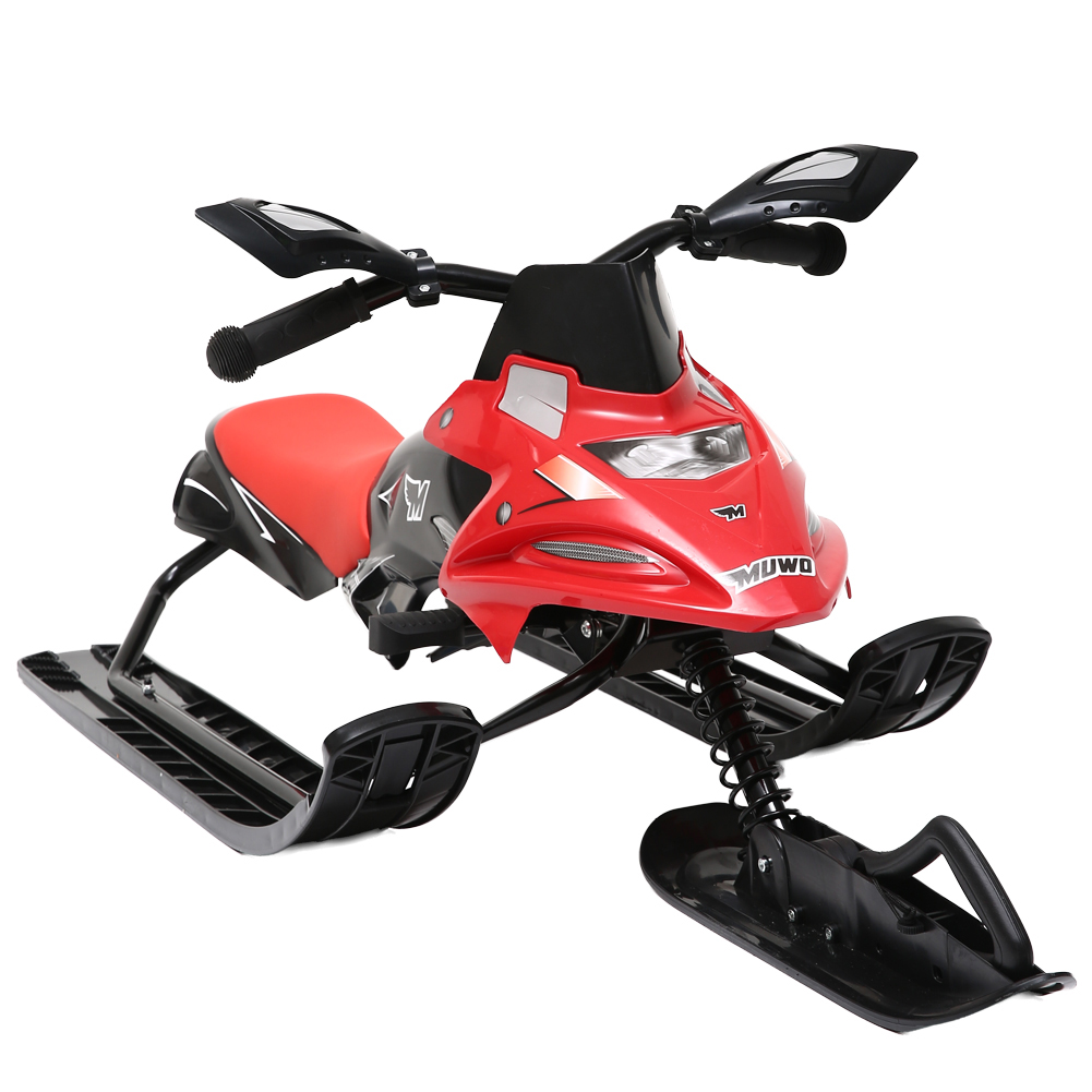 MUWO Snowglider Kinder Lenkschlitten rot