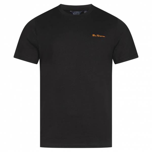 BEN SHERMAN Small Logo Hombre Camiseta 0076266-NEGRO