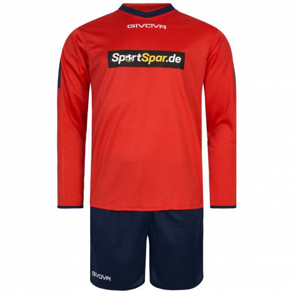 Givova x Sportspar.de Revolution Conjunto de fútbol de manga larga KITC64-1204