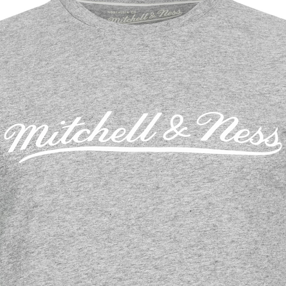Mitchell /& Ness Script Herren Mode Freizeit Kurzarm T-Shirt MN-BRA-SCRPTLOGOTRAD