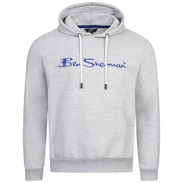 BEN SHERMAN Casual Hommes Sweat à capuche 0067810G-GRIS CHINÉ