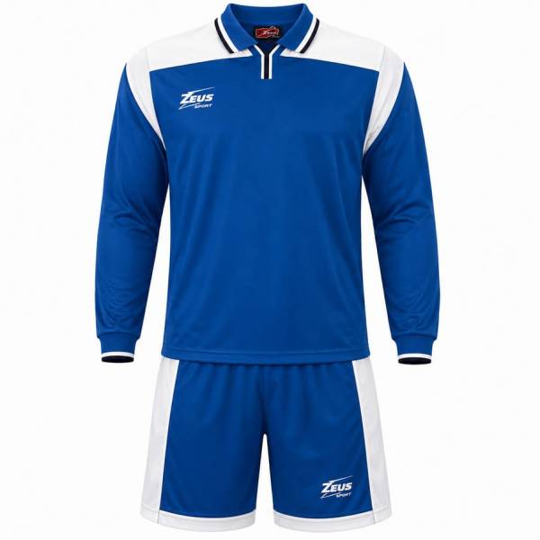 Zeus Kit Hermes Ensemble de foot 2 pièces royal blue/bianco/bleu