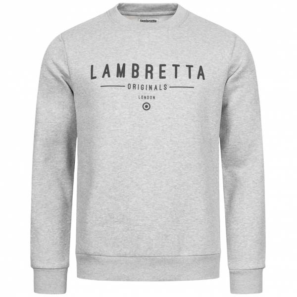 Lambretta Crew Neck Sweat Herren Sweatshirt SS9882 Grey Marl