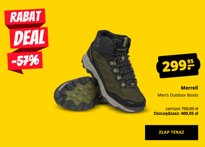 Merrell Men's Outdoor Boots od 299,95 zł!