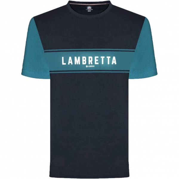 Lambretta Coral Uomo T-shirt SS9819-NVY/BLUCRL
