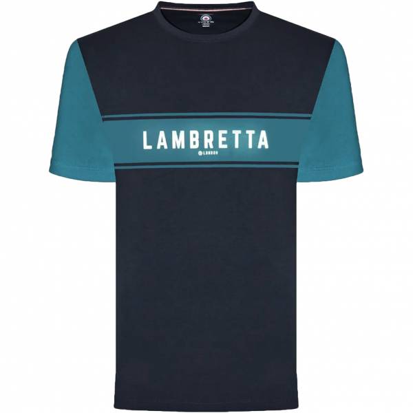 Lambretta Coral Herren T-Shirt SS9819-NVY/BLUCRL