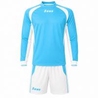 Zeus Kit Pippo Voetbaltenue + Short 2-delig sky/bianco