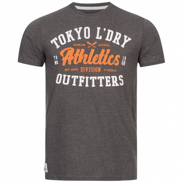 Tokyo Laundry Cloud Herren T-Shirt 1C16074R Dark Grey Micro Stripe