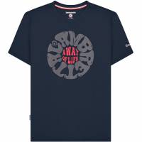 Lambretta Festival Mężczyźni T-shirt SS1014-GRANATOWY