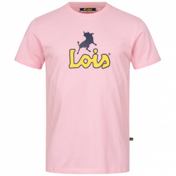 Lois Jeans Big Logo Herren T-Shirt 4E-LTSM-BL-Pink