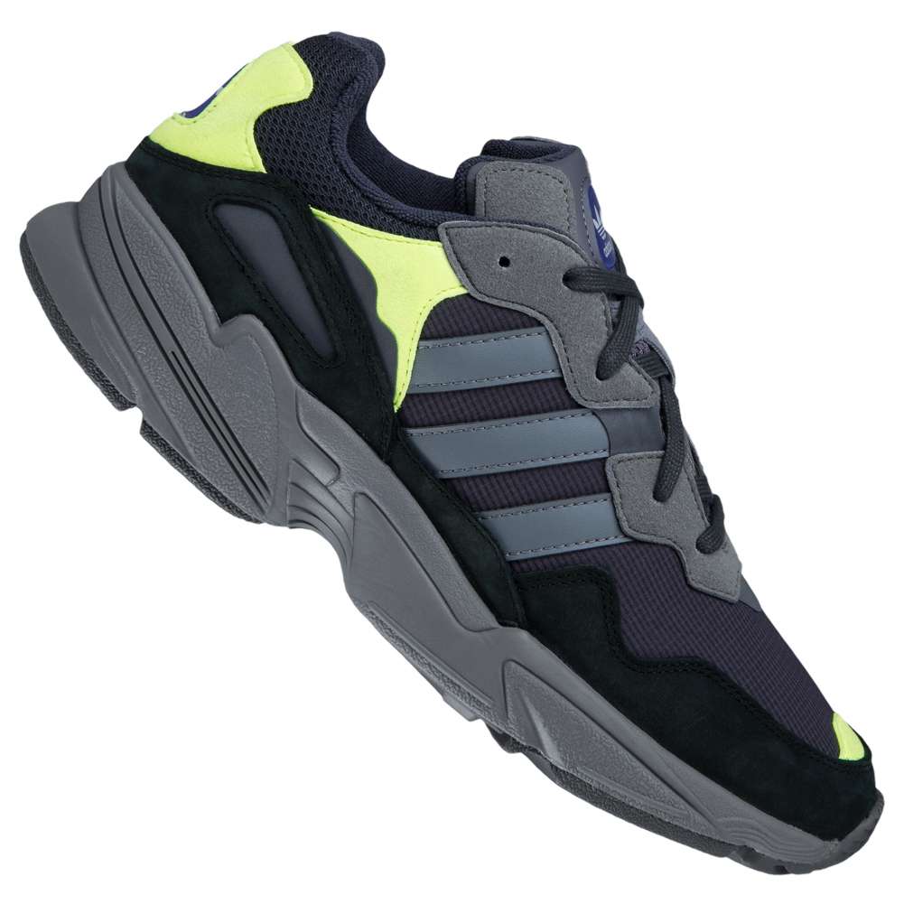 Adidas Originals Yung-96 Carbon Grey Four Solar Yellow F97180 - Febbuy