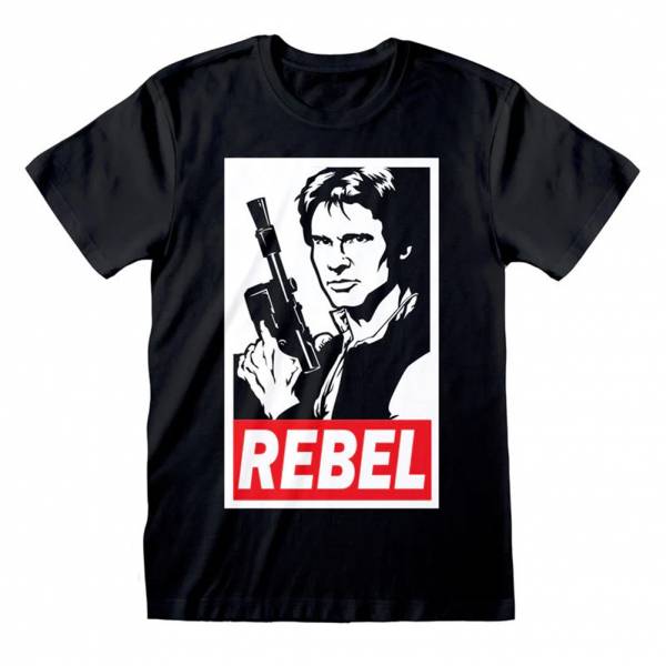Star Wars Han Solo Rebel Men T-shirt SWC02070TSB