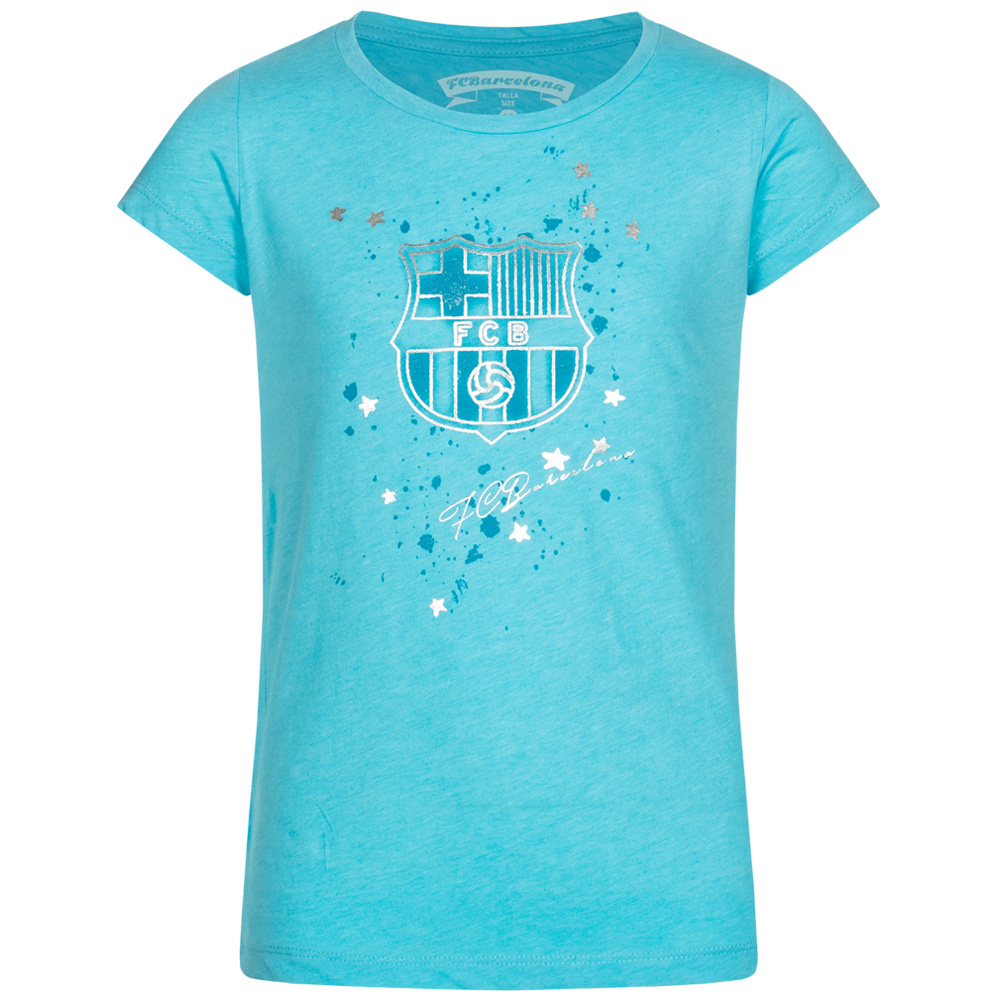 FC Barcelona Girl T-shirt turquoise FCB1CWE2P | SportSpar.com