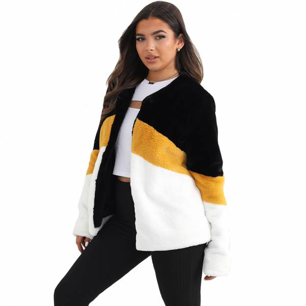BRAVE SOUL Negin Damen Kunstfell Jacke LJK-NEGIN