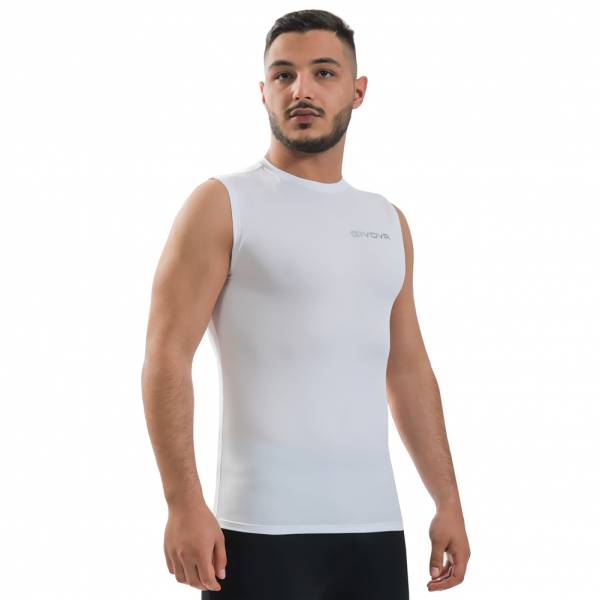 Givova Cuerpo 1 Camiseta funcional sin mangas blanco