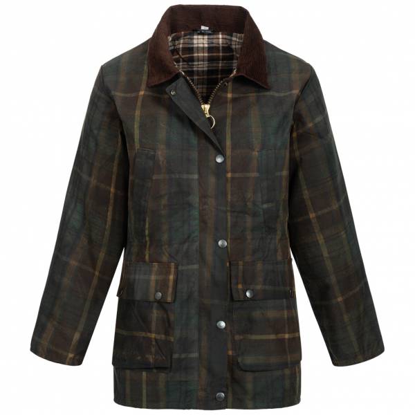 Lambretta Wax Check Femmes Manteau CHECK WAX JACKET