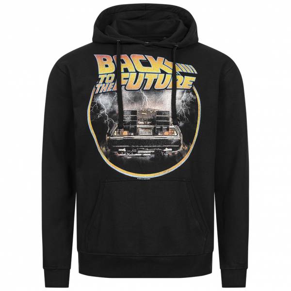 Retour vers le futur Logo Hommes Sweat à capuche UNMHS135BLK