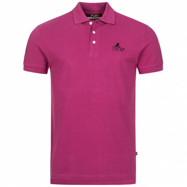Lois Jeans Herren Polo-Shirt 4E-LPSM-Cherry