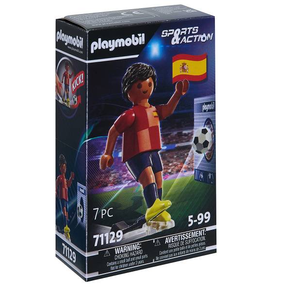 PLAYMOBIL® Spain Football player with goal wall 71129