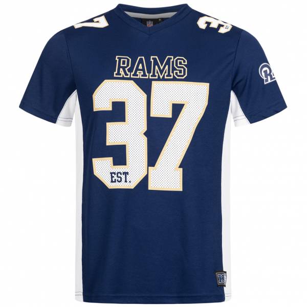 Los Angeles Rams Majestic Athletic Moro Uomo NFL T-shirt per tifoso LARMOROMESH