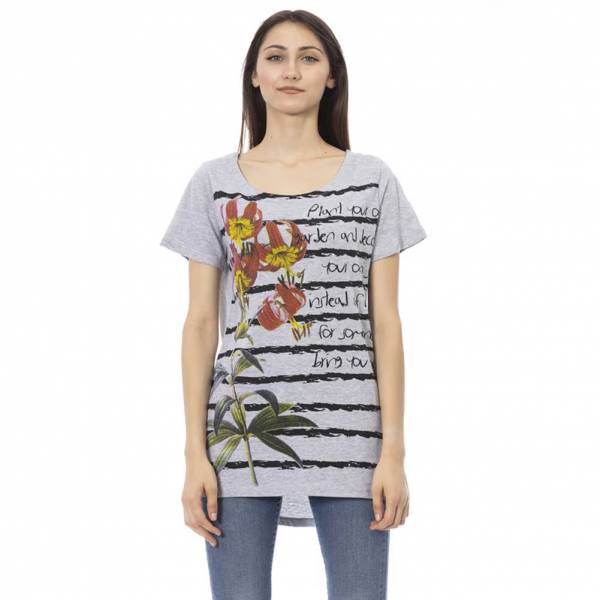 TRUSSARDI Action Mujer Camiseta Gris 2BT04A013