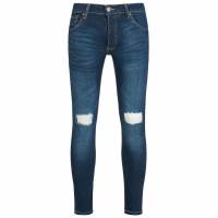 BRAVE SOUL Acton Stretch Skinny Denim Cut Out Uomo Jeans MJN-ACTON