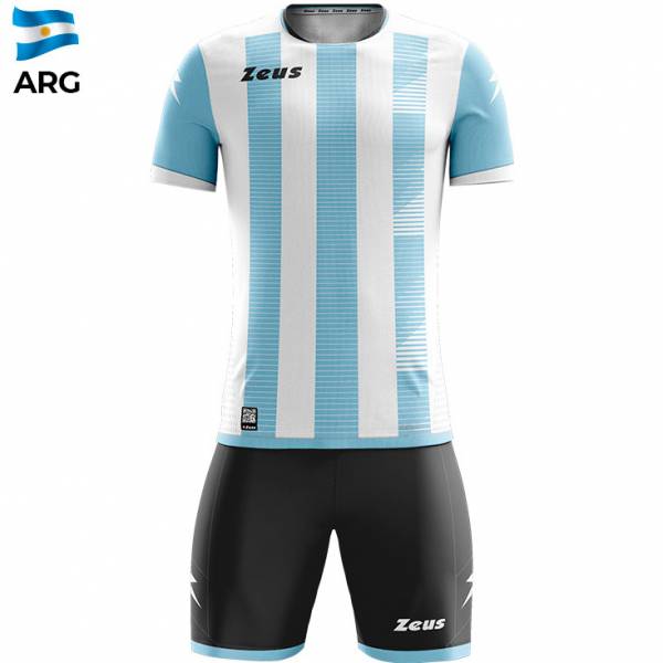 Image of Zeus Mundial Teamwear Set Maglia con pantaloncini cielo bianco