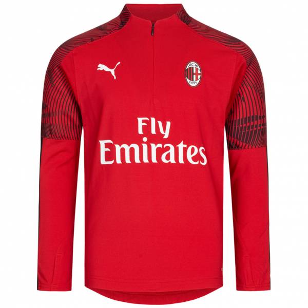 AC Mailand PUMA 1/4 Zip Kinder Trainings Sweatshirt 756145-01