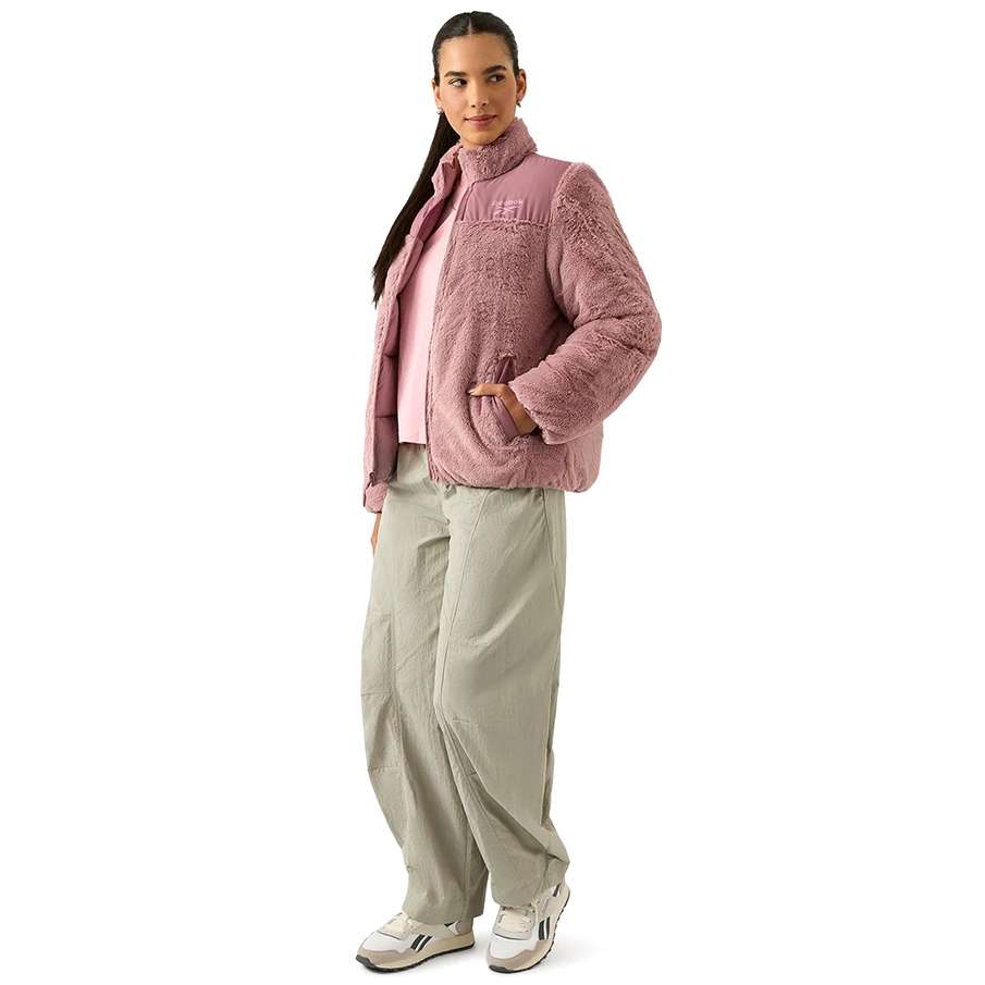 Reebok 2 in 1 Puffer reversible Women Winter Jacket RBO21100-Dusty