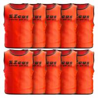 Zeus 10er-Pack Trainingsleibchen Orange