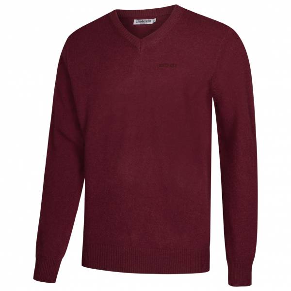 Lambretta Lambswool Sweater Herren Lammwolle Sweatshirt RWIK0045-AUBERGINE
